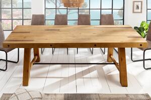 Jídelní stůl FINCA VINTAGE BROWN 240 CM masiv recyklovaná borovice Nábytek | Jídelní prostory | Jídelní stoly | Všechny jídelní stoly