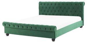 Manželská postel 160 cm ARCHON (s roštem) (zelená). 1007108