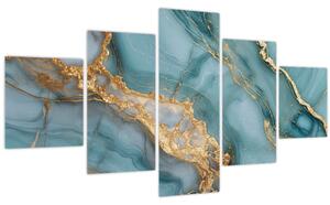 Obraz - Tyrkysový mramor (125x70 cm)