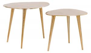 2SET konferenční stolek ELEMENTS 39/32 CM zlatý Nábytek | Obývací pokoj | Konferenční stolky | Všechny konferenční stolky