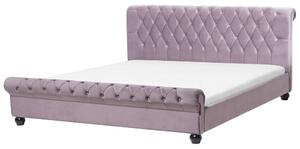 Manželská postel 180 cm ARCHON (s roštem) (růžová). 1007111