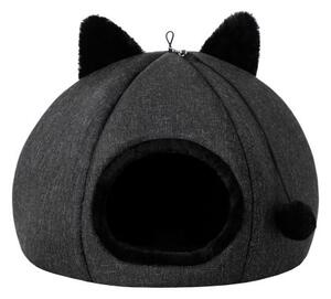 Budka pro kočku KITTY HEAD R1 černá