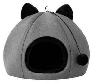 Budka pro kočku KITTY HEAD R1 grafitová