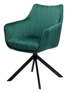 Jídelní židle OZOLAO zelená/černá