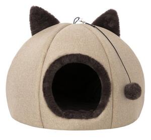 Budka pro kočku KITTY HEAD R1 béžová