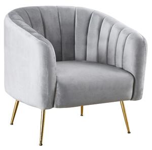 Designové křeslo Bagie (šedá)