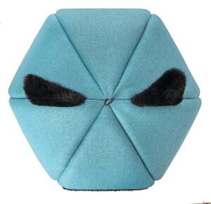 Budka pro kočku KITTY HEAD R1 modrá