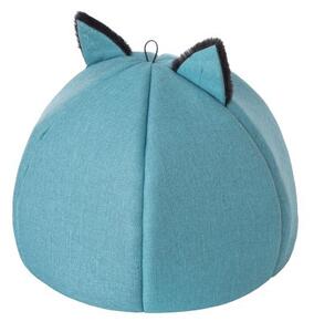 Budka pro kočku KITTY HEAD R1 modrá