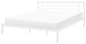 Manželská postel 180 cm CONNET (s roštem) (bílá). 1007226