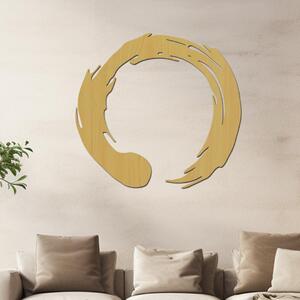 Dřevo života | Dřevěný obraz ENSO zenový kruh | Barva: Šedá | Rozměry Ø: 40