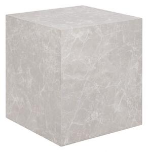 Konferenční stolek Prague, béžový mramor, 40×40×45 cm – House Nordic