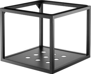 Deante Temisto konzole 50x50x41.5 cm pod umyvadlo závěsná černá CSWX50A