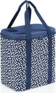 Chladící taška Coolerbag Signature XL bílo-tmavě modrý
