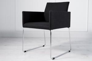 Moderní židle - Leonardo, černá-antracit