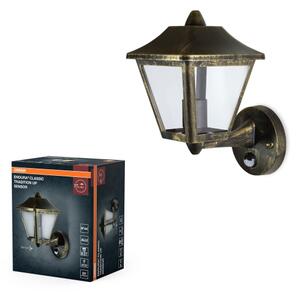 Osram - Venkovní nástěnná lampa se senzorem TRADITION UP 1xE27/60W/230V IP44