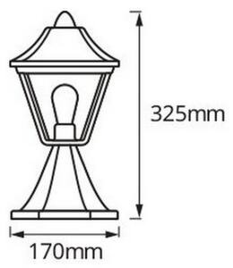 Osram - Venkovní lampa TRADITION 1xE27/60W/230V IP44