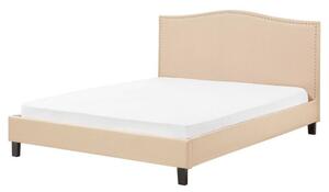 Manželská postel 160 cm MONTHY (s roštem) (béžová). 1007380