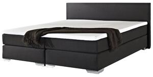 Kontinentální postel 180 cm PREMIER (s matracemi) (černá). 1007431
