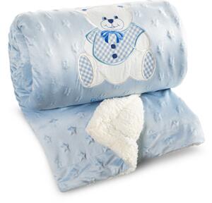 Dětská deka Pierre Cardin BABY 4 modrá / krémová