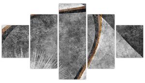 Obraz - Abstrakce v betonu (125x70 cm)