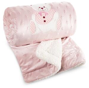 Dětská deka Pierre Cardin BABY 4 růžová / bílá