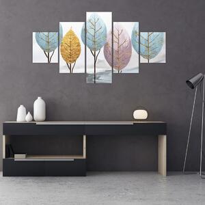 Obraz - Designové stromy (125x70 cm)