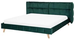 Manželská postel 180 cm SENEL (s roštem) (zelená). 1007513