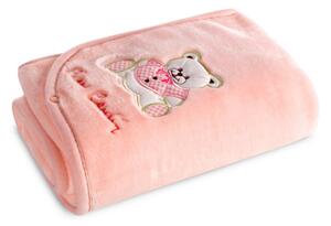 Dětská deka na zip Pierre Cardin BABY 6 růžová