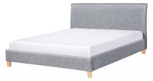 Manželská postel 140 cm SANCHEZ (s roštem) (šedá). 1007519