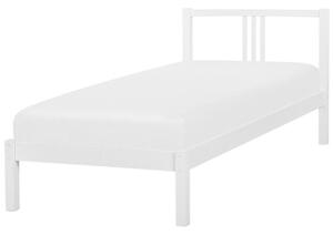 Jednolůžková postel 90 cm VALLES (s roštem) (bílá). 1007551