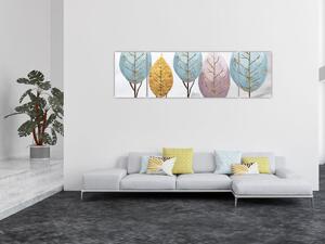 Obraz - Designové stromy (170x50 cm)
