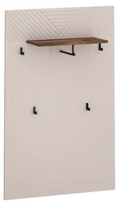 Věšákový panel 80 cm Explicaba (kašmír + dub castello)
