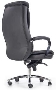 Čalouněná kancelářská židle Eko kůže Černá LENE