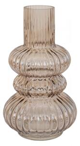 Váza z foukaného skla, kouřová, ø15×25 cm – House Nordic