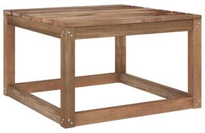 Zahradní stůl z palet hnědý 60x60x36,5 cm impregnovaná borovice