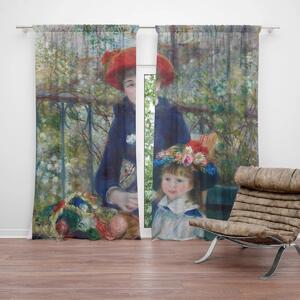 Sablio Závěs Dvě sestry (Na Terase) - Pierre-Auguste Renoir: 2ks 140x250cm