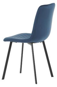 Židle jídelní modrý samet DCL-973 BLUE4