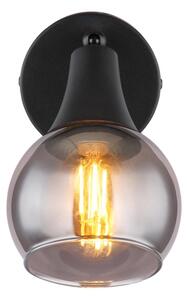 Globo 57904-1 - Nástěnné bodové svítidlo GLYPTAR 1xE14/40W/230V černá