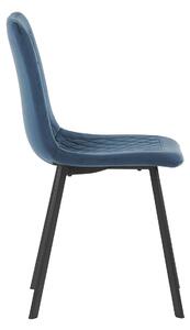 Židle jídelní modrý samet DCL-973 BLUE4