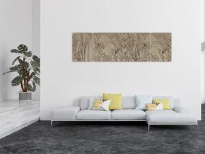 Obraz - Obrysy rostlin (170x50 cm)
