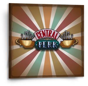 Sablio Obraz Seriál přátelé CENTRAL PERK Abstrakce - 50x50 cm