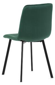 Židle jídelní zelený samet DCL-973 GRN4