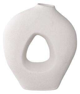 Váza, keramická, bílá, 24×10,5×27,8 cm – House Nordic