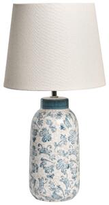 Stolní lampa LEMPA Keramika Bílá/Modrá