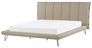 Manželská postel 180 cm BETTEA (s roštem) (béžová). 1022617