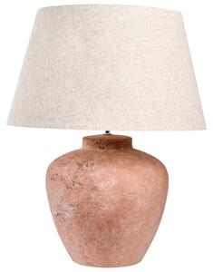 Stolní lampa BARTON Keramika Hnědá