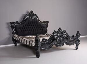 Luxusní mahagonová postel - Hotel Royal, 160x200 cm