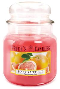 PRICE´S MIDI svíčka ve skle Růžový grapefruit - hoření 90h