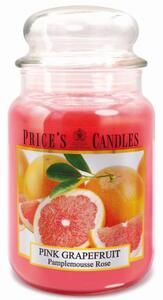 PRICE´S MAXI svíčka ve skle Růžový grapefruit - hoření 150h