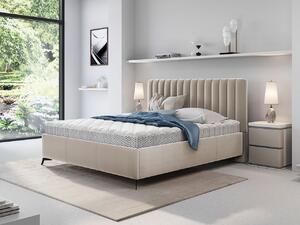 Manželská postel s úložným prostorem 160x200 TANIX - béžová